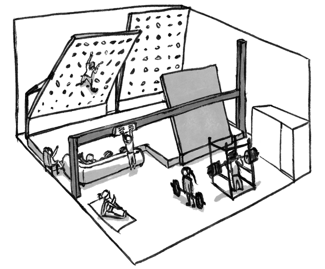 Artist's rendition of the Board Room floor layout